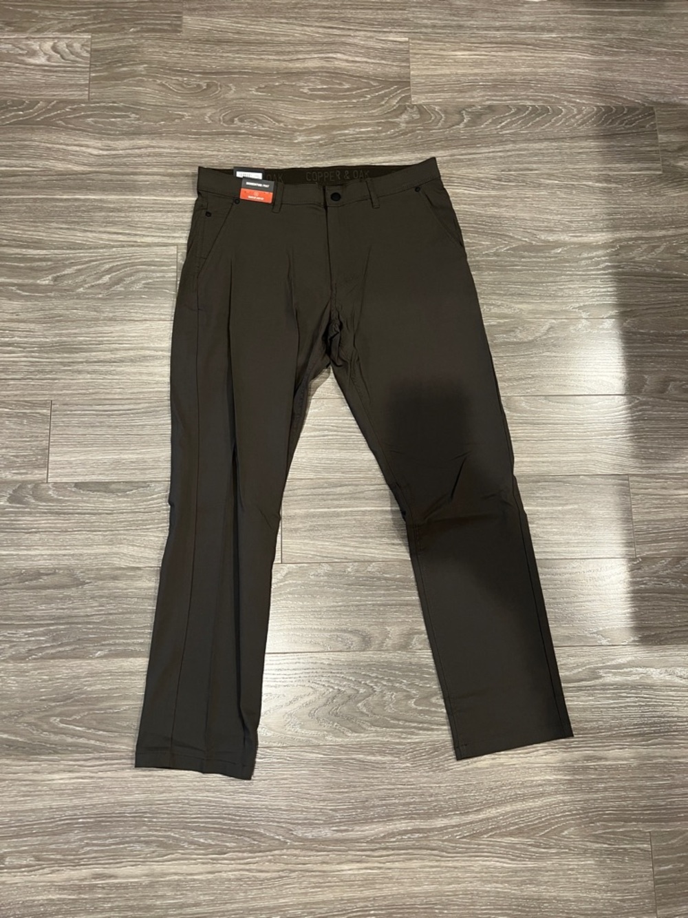 Momentum Pants Dark Olive Slim Utility Pants-Copper & Oak